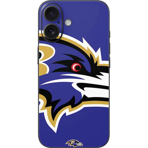 NFL Baltimore Ravens Large Logo iPhone 16 Skin