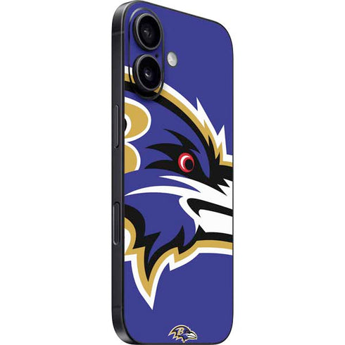NFL Baltimore Ravens Large Logo iPhone 16 Skin
