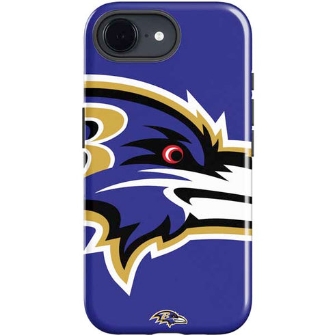 NFL Baltimore Ravens Large Logo iPhone 16e Impact Case