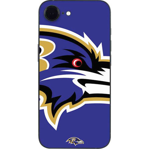 NFL Baltimore Ravens Large Logo iPhone 16e Skin