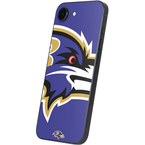 NFL Baltimore Ravens Large Logo iPhone 16e Skin