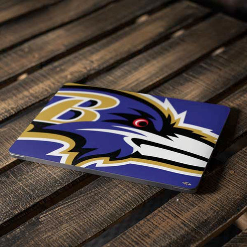 NFL Baltimore Ravens Large Logo Apple MacBook Air Skin