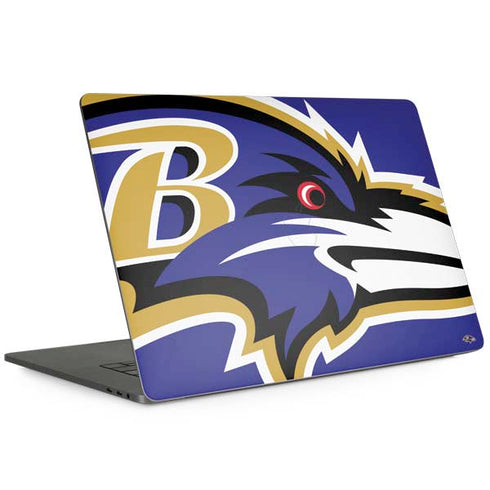 NFL Baltimore Ravens Large Logo MacBook Skins