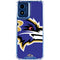 NFL Baltimore Ravens Large Logo Moto G 5G (2024) Clear Case