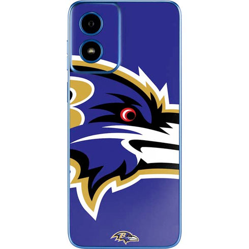 NFL Baltimore Ravens Large Logo Moto G Play 4G (2024) Skin