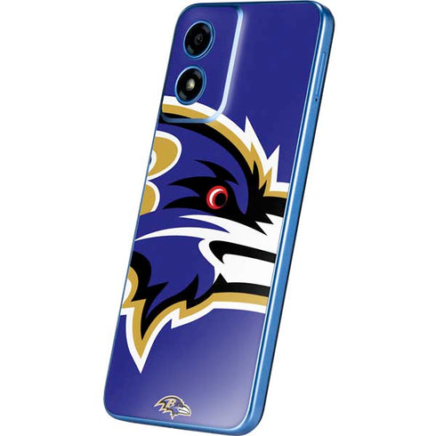 NFL Baltimore Ravens Large Logo Moto G Play 4G (2024) Skin