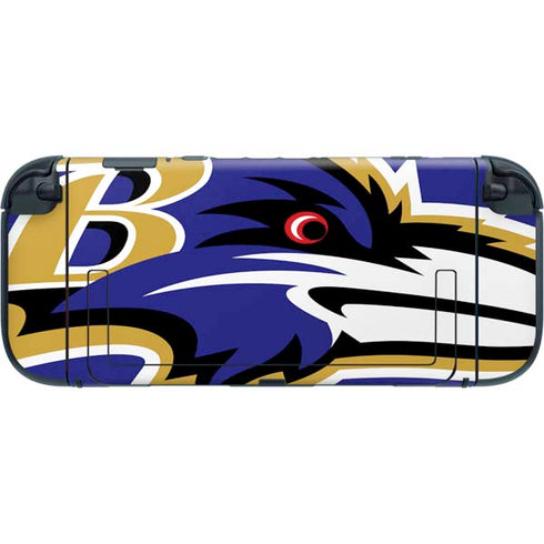 NFL Baltimore Ravens Large Logo Nintendo Switch 2 (2025) with Joy-Con Skin