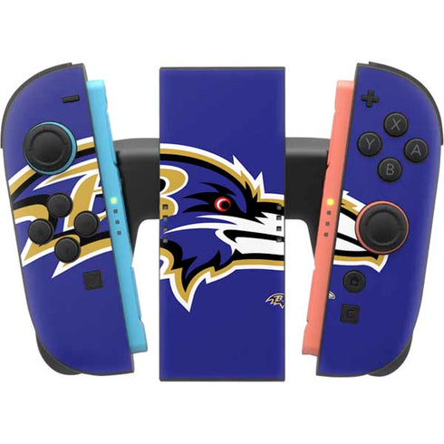 NFL Baltimore Ravens Large Logo Nintendo Switch 2 (2025) Joy-Con Controller Skin