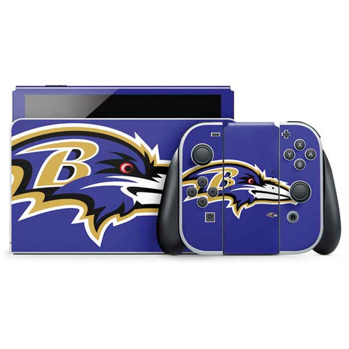 NFL Baltimore Ravens Large Logo Nintendo Skins