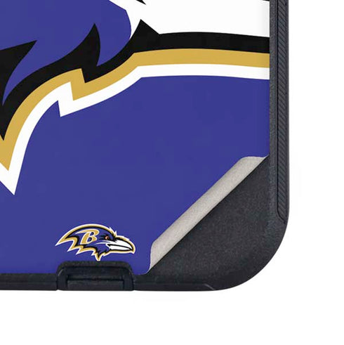 NFL Baltimore Ravens Large Logo Otterbox Defender iPhone Skin