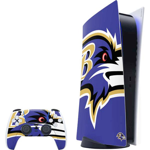 NFL Baltimore Ravens Large Logo PlayStation PS5 Skins