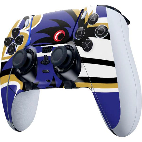 NFL Baltimore Ravens Large Logo PS5 DualSense Edge Pro Controller Skin