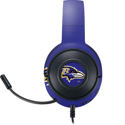 NFL Baltimore Ravens Large Logo Razer Kraken X Skin