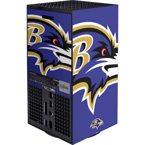NFL Baltimore Ravens Large Logo Xbox Series X Bundle Skin