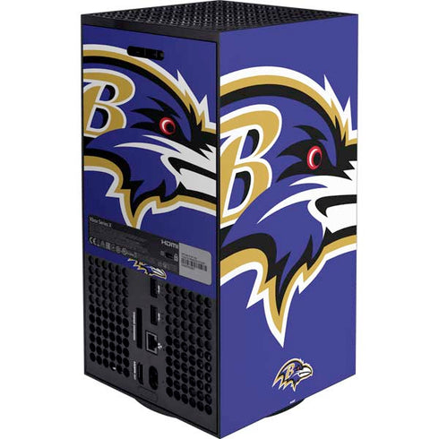 NFL Baltimore Ravens Large Logo XBox Series X Digital Edition Bundle Skin