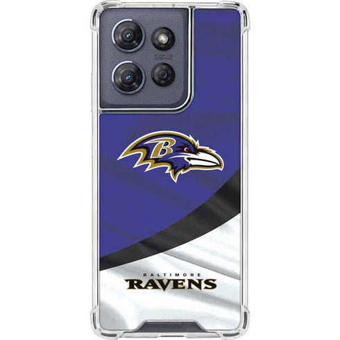 NFL Baltimore Ravens Moto G Power 5G (2025) Clear Case