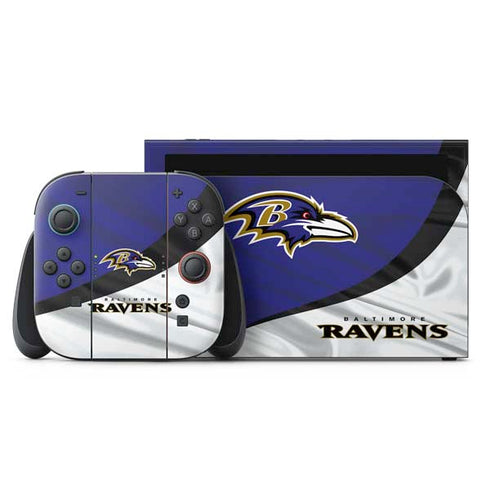 NFL Baltimore Ravens Nintendo Switch 2 (2025) with Joy-Con Skin