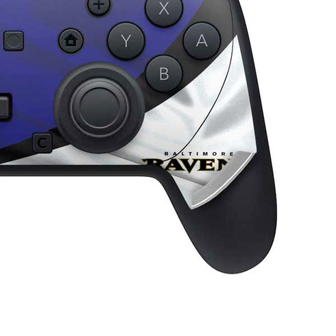 NFL Baltimore Ravens Nintendo Switch 2 (2025) Pro Controller Skin