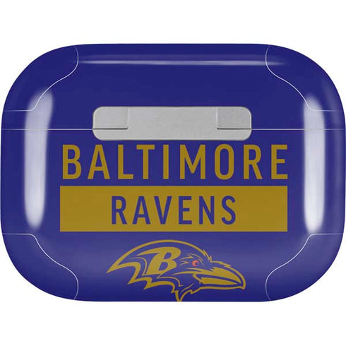 NFL Baltimore Ravens Purple Performance Series AirPods Skins