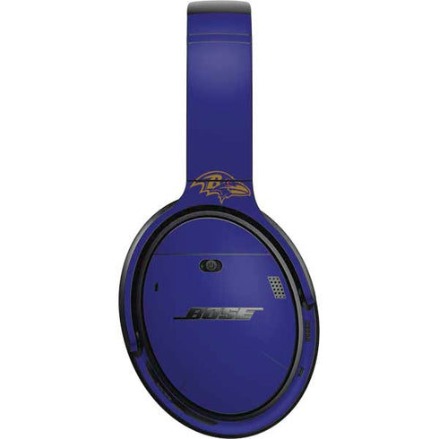 NFL Baltimore Ravens Purple Performance Series Bose QuietComfort 35 II Headphones Skin