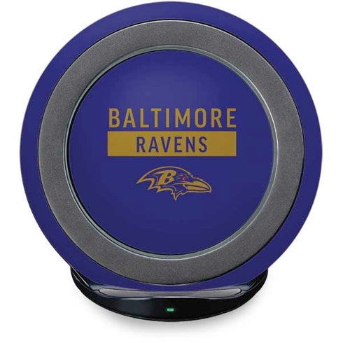 NFL Baltimore Ravens Purple Performance Series Fast Charge Wireless Charging Stand Skin
