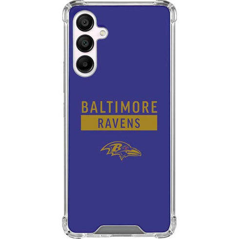 NFL Baltimore Ravens Purple Performance Series Galaxy A16 5G Clear Case