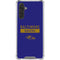 NFL Baltimore Ravens Purple Performance Series Galaxy A17 Clear Case