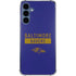 NFL Baltimore Ravens Purple Performance Series Galaxy A35 5G Clear Case