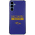 NFL Baltimore Ravens Purple Performance Series Galaxy A55 5G Clear Case