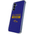 NFL Baltimore Ravens Purple Performance Series Galaxy A55 5G Clear Case