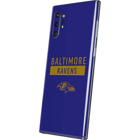 NFL Baltimore Ravens Purple Performance Series Galaxy Note 10 Plus Skin