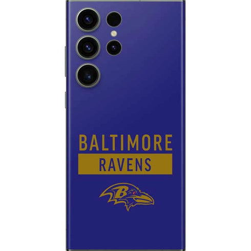 NFL Baltimore Ravens Purple Performance Series Galaxy Skins
