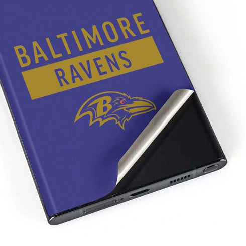 NFL Baltimore Ravens Purple Performance Series Galaxy Skins