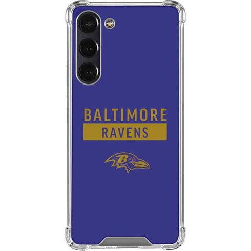 NFL Baltimore Ravens Purple Performance Series Galaxy S24 FE Clear Case