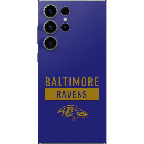NFL Baltimore Ravens Purple Performance Series Galaxy S24 Ultra Skin