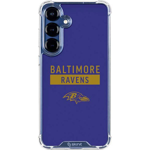 NFL Baltimore Ravens Purple Performance Series Galaxy S25 Clear Case