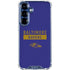 NFL Baltimore Ravens Purple Performance Series Galaxy S25 Clear Case
