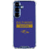NFL Baltimore Ravens Purple Performance Series Galaxy S25 Plus Clear Case