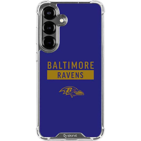 NFL Baltimore Ravens Purple Performance Series Galaxy S26 Clear Case