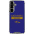 NFL Baltimore Ravens Purple Performance Series Galaxy S26 Clear Case