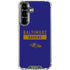 NFL Baltimore Ravens Purple Performance Series Galaxy S26 Plus Clear Case