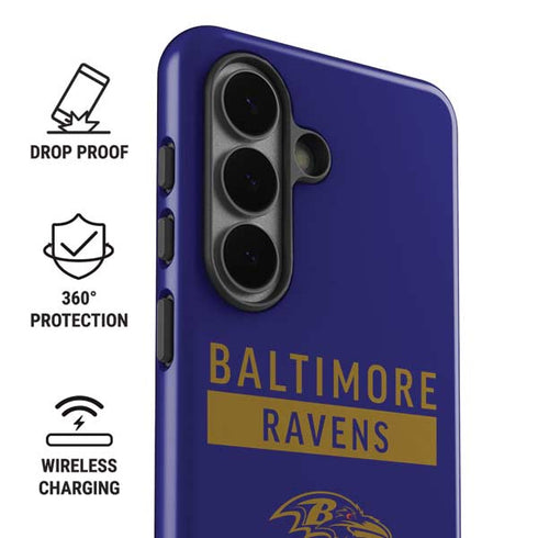 NFL Baltimore Ravens Purple Performance Series Galaxy S26 Plus Impact Case