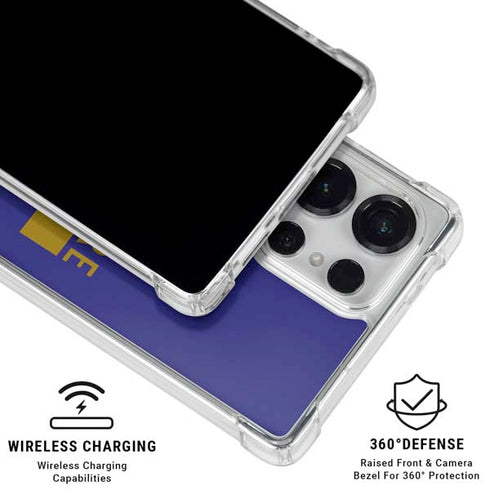 NFL Baltimore Ravens Purple Performance Series Galaxy S26 Ultra Clear Case