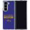 NFL Baltimore Ravens Purple Performance Series Galaxy Z Fold5 5G Clear Case