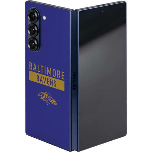 NFL Baltimore Ravens Purple Performance Series Galaxy Z Fold6 Skin