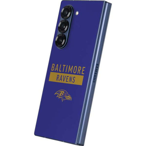 NFL Baltimore Ravens Purple Performance Series Galaxy Z Fold6 Skin
