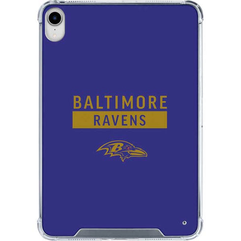 NFL Baltimore Ravens Purple Performance Series iPad 11th Gen (2025) Clear Case