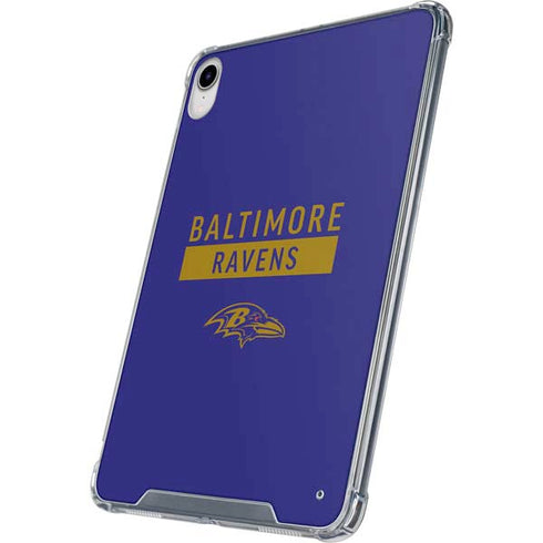 NFL Baltimore Ravens Purple Performance Series iPad 11th Gen (2025) Clear Case