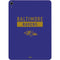 NFL Baltimore Ravens Purple Performance Series Apple iPad Air Skin