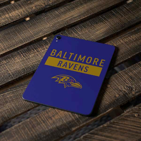 NFL Baltimore Ravens Purple Performance Series Apple iPad Pro Skin